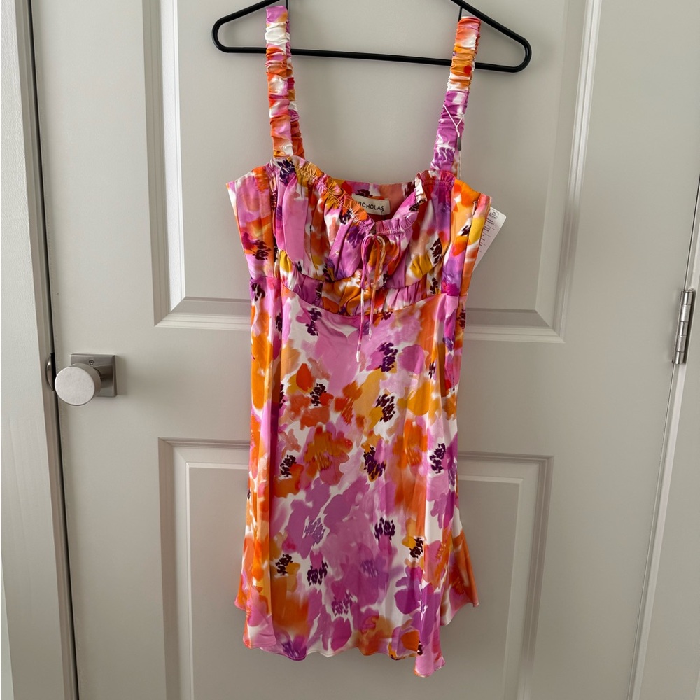 Nicholas “Simie”Dress Bassett Floral Dress . New . Tags attached